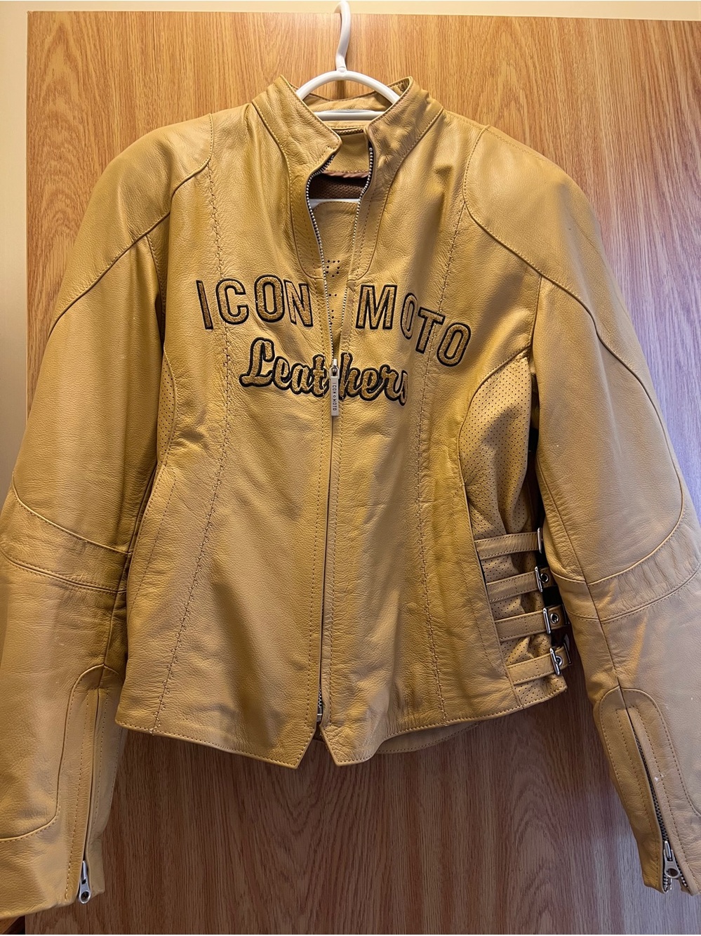 Women's Tan Motorcycle Jacket